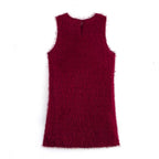 Crew-Neck Sleeveless A-Line Mini Dress