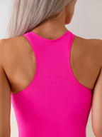 Stitching Contrast One-piece Swimwear