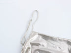 Metallic Ruched Spaghetti-Strap A-Line Maxi Dress