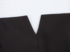 V-Neck Ruched Sleeveless A-Line Mini Dress