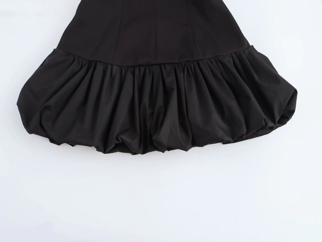 V-Neck Ruched Sleeveless A-Line Mini Dress