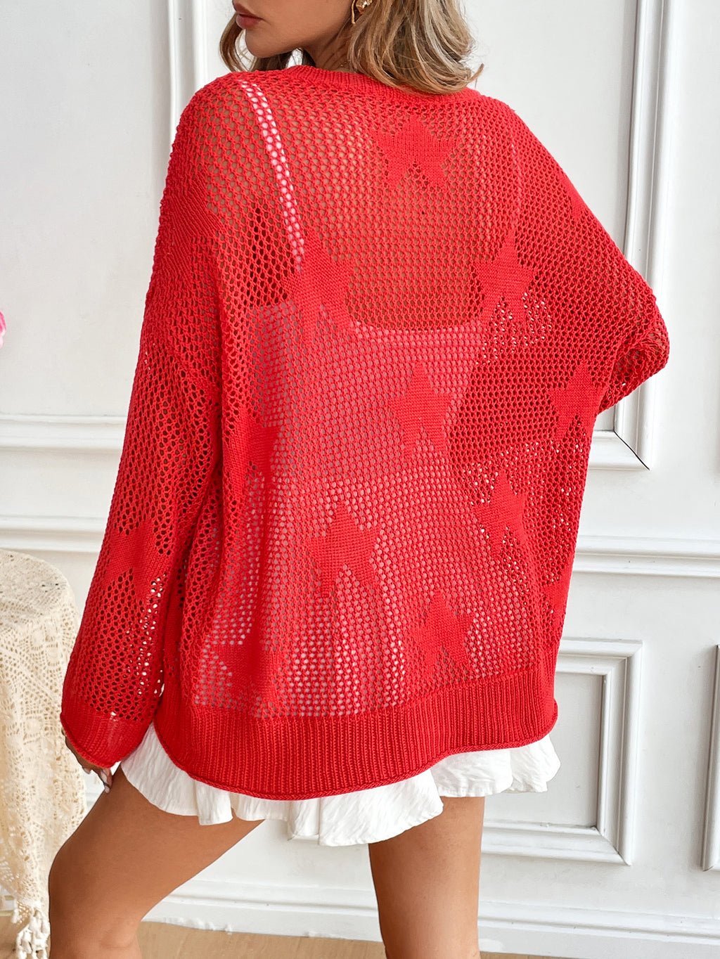 Round Neck Cover Up Swimwear