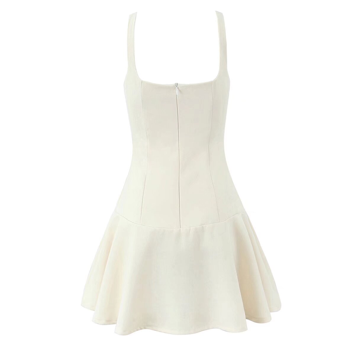 Women's Retro Bow Detail Cutout Dress