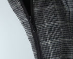 Women's Summer Lace Stitching Plaid Vest and Skirt Two-Piece Set