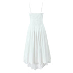 Women's Lace-Trim V-Neck Midi Dress