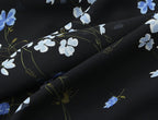 Women's Floral High-Waist Side-Slit Dress