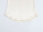 Women's Solid Color Long Sleeve Pocket Silk Satin Texture Shirt