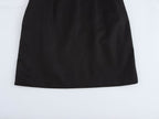 Winter Simple Decorative Buckle V-Neck Short Dress