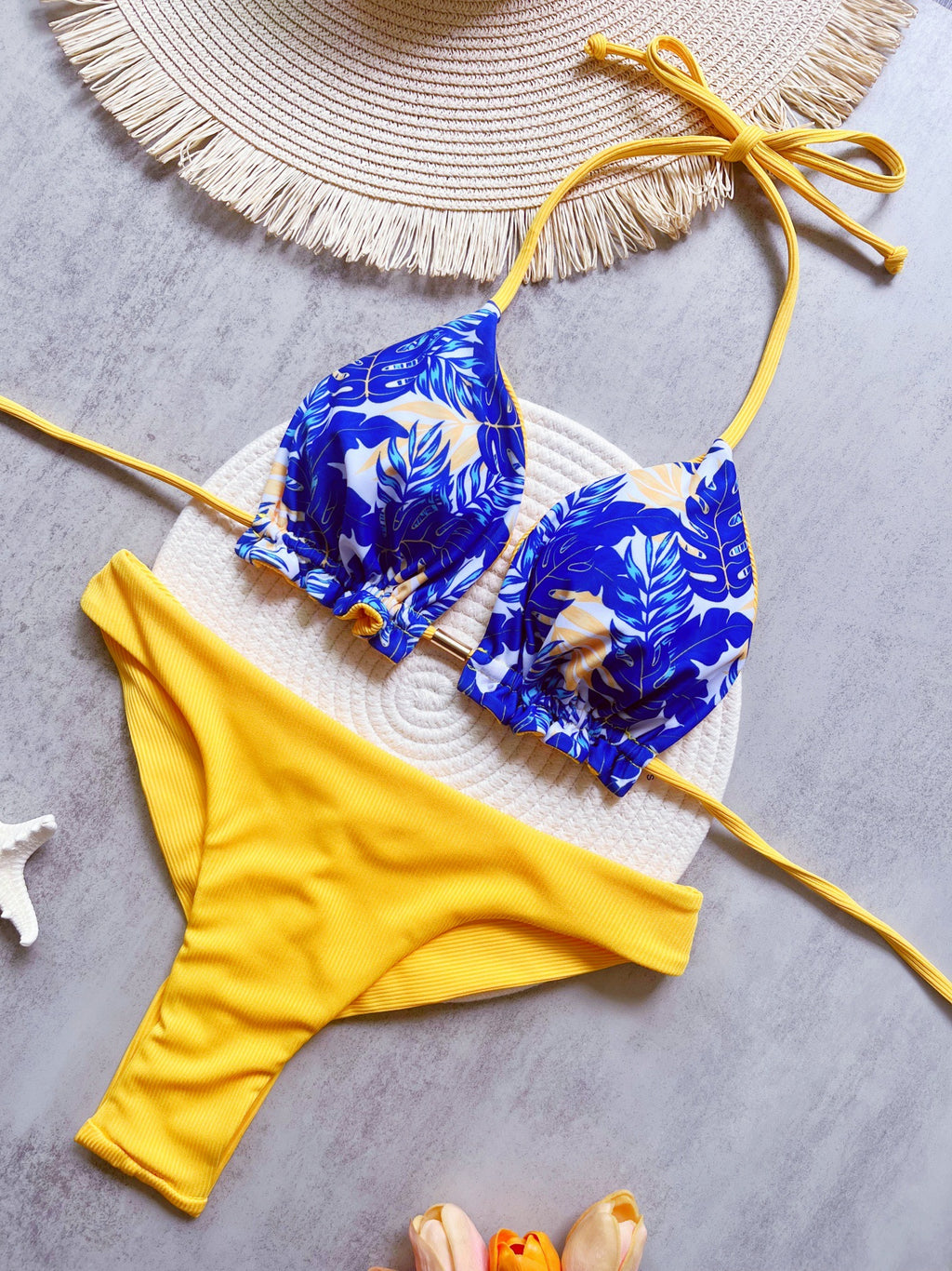 Rib One-piece Swimwear