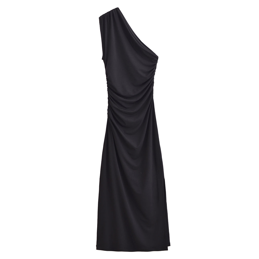 Asymmetric Midi Dress