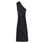 Asymmetric Midi Dress