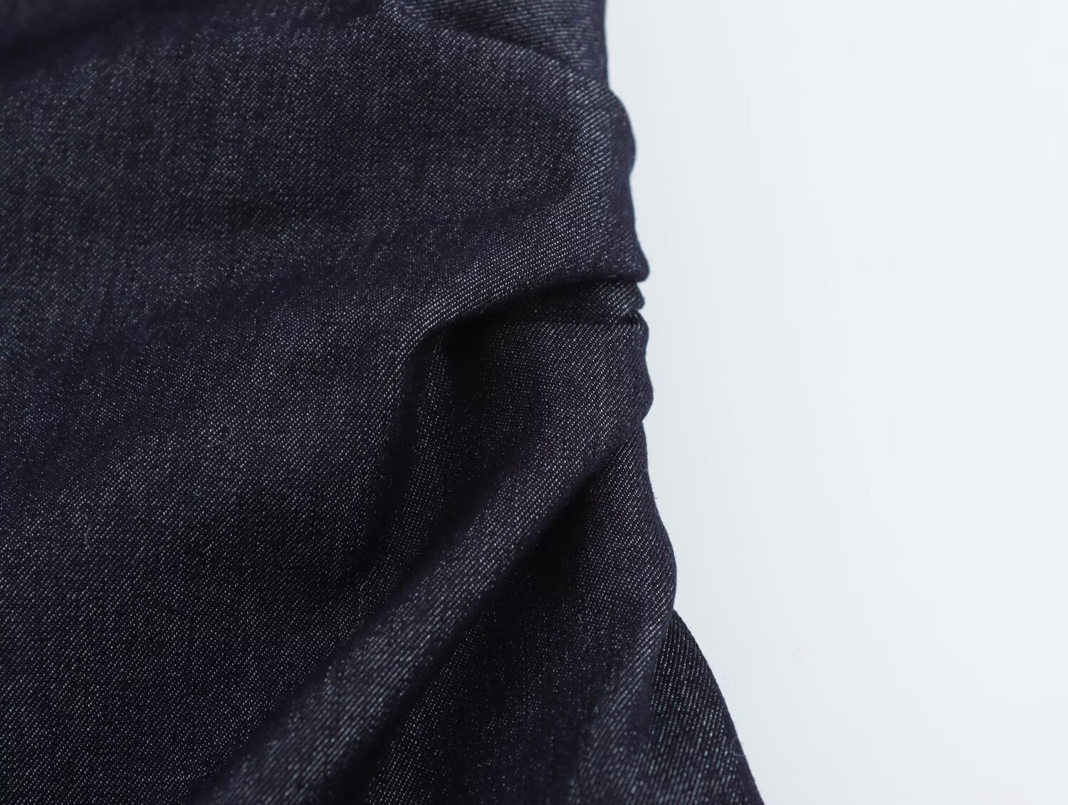 Sleeveless Button Denim Bodycon Maxi Shirt Dress