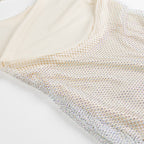 Summer French Rhinestone Strap Dress High End Affordable Luxury Evening Dress Party Backless Dress