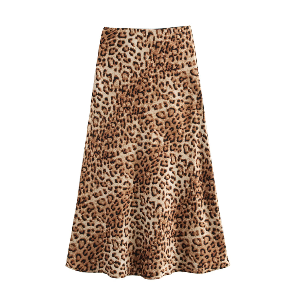 Women's Spring Women Stylish Simple Elastic Long Skirt