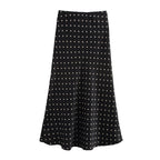 Women's Spring Women Stylish Simple Elastic Long Skirt