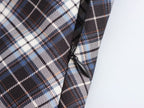 Autumn Winter Suspender Plaid Flannel Maxi Dress