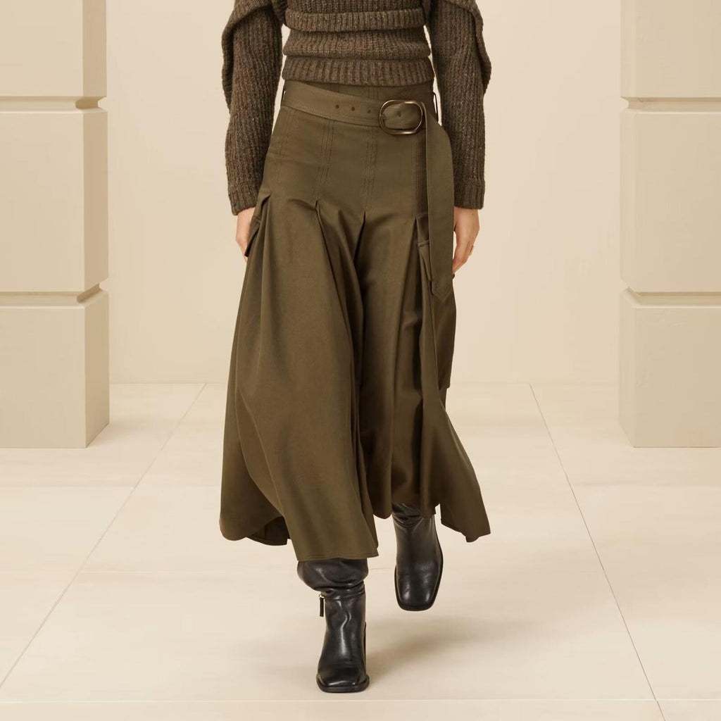 A Line Workwear Half Length Spring Skirt