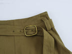 A Line Workwear Half Length Spring Skirt