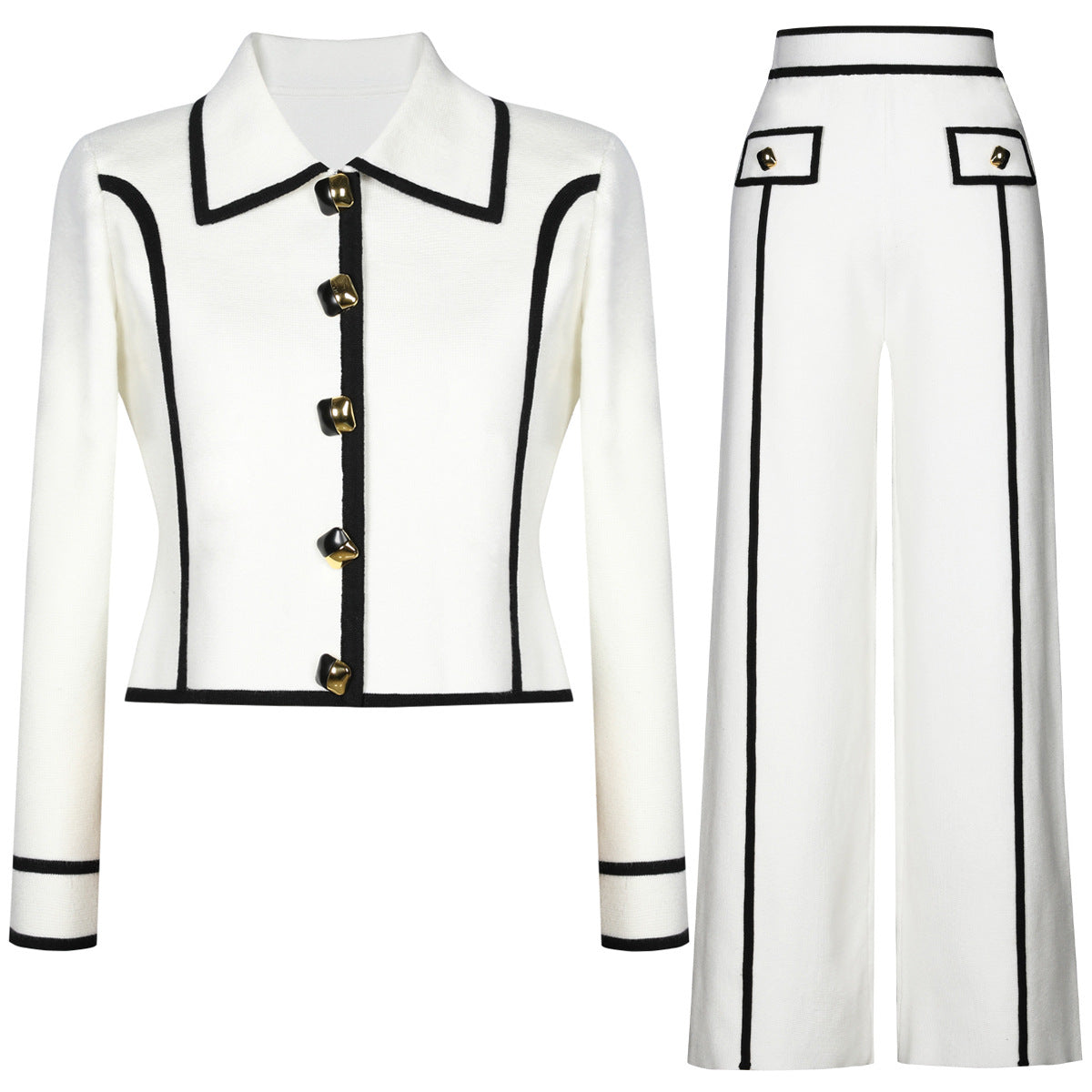 Women's Spring Autumn Knitted Coat Heavy Industry Woolen Tup Cardigan