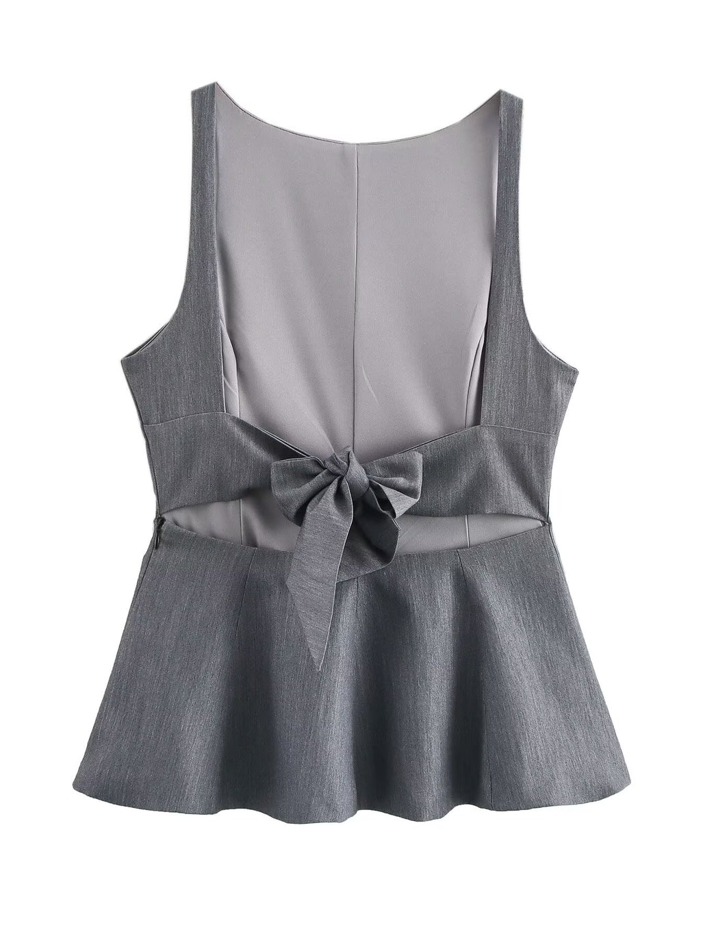 Women's Summer Women Clothing Bowknot Decoration Slim Vest Top Women