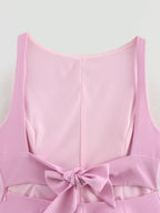 Women's Summer Women Clothing Bowknot Decoration Slim Vest Top Women