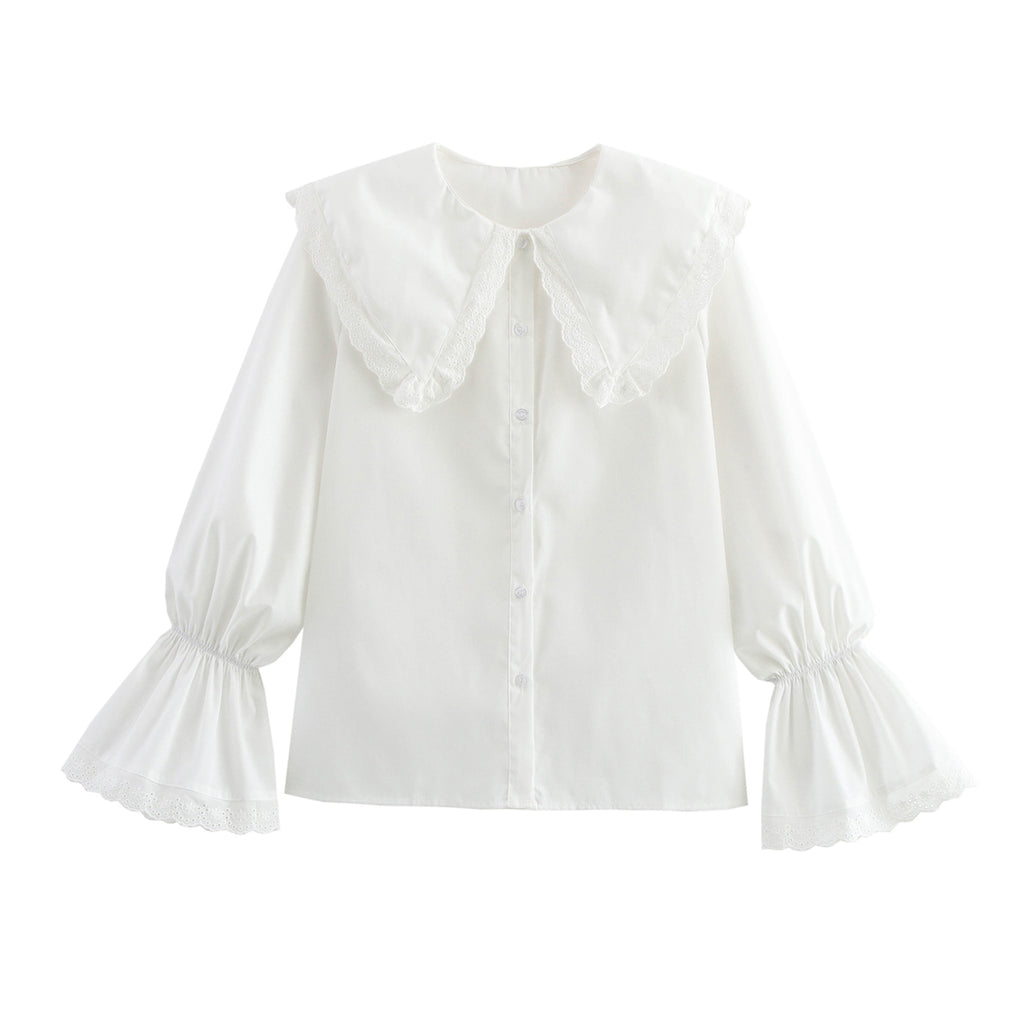 Women's Long-Sleeve Collared Shirt