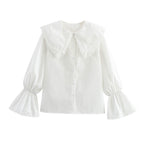 Women's Long-Sleeve Collared Shirt