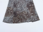 Women's Summer French Vintage Printed Slim Fit Backless Mesh Swing Collar Yarn Sling Dress