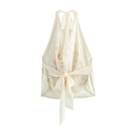 Floral Printed Satin-Look Halter Top
