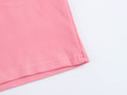 Women's Pink Graphic Crew Neck Top