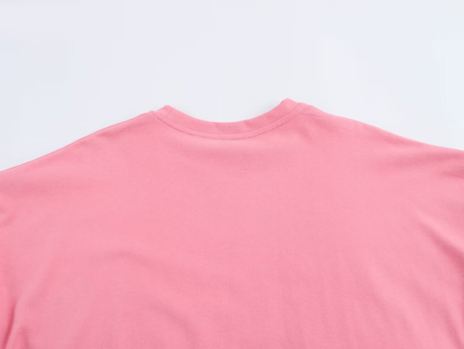 Women's Pink Graphic Crew Neck Top