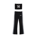 Spring Tube Top Bell Bottom Pants Set