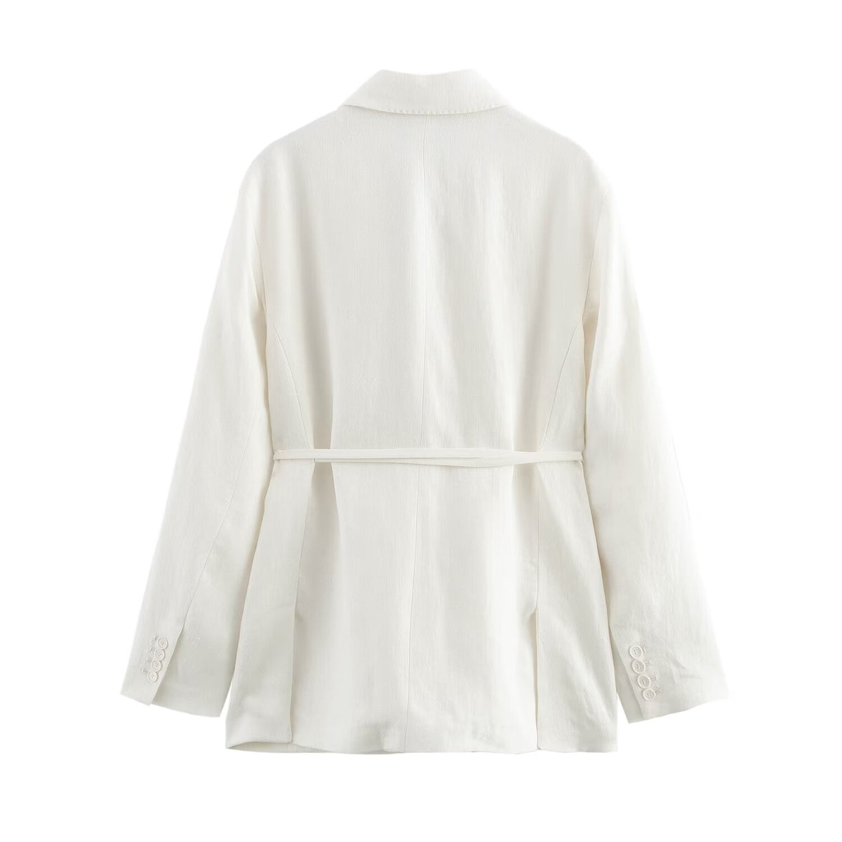 Spring Blended Blazer Pleated Pants Set