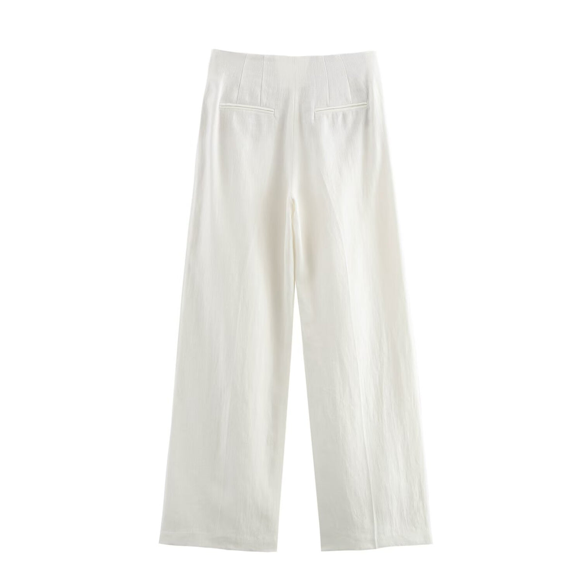 Spring Blended Blazer Pleated Pants Set
