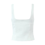 Bow Detail Strap Crop Top