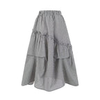 Casual Elastic-Waist Skirt