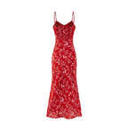 Women's Floral Lace Fishtail Cami Dress