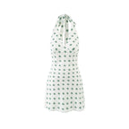 Women's Printed Halter Mini Dress