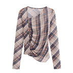 Plaid Top