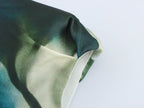 Printed Sleeveless Satin-Feel Dress