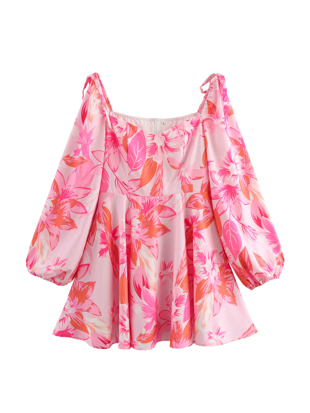 Women's Floral V-Neck Dress