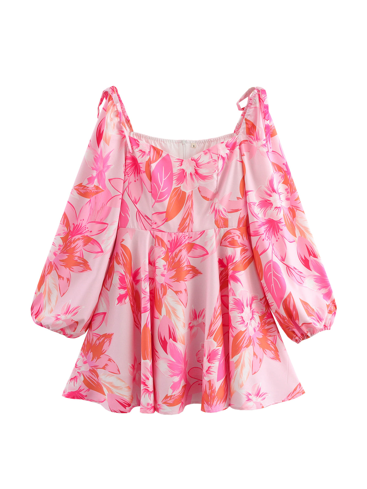 Women's Floral V-Neck Dress