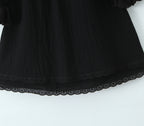 Women's Square Neck Bubble Midi Sleeve Spring Summer Dress