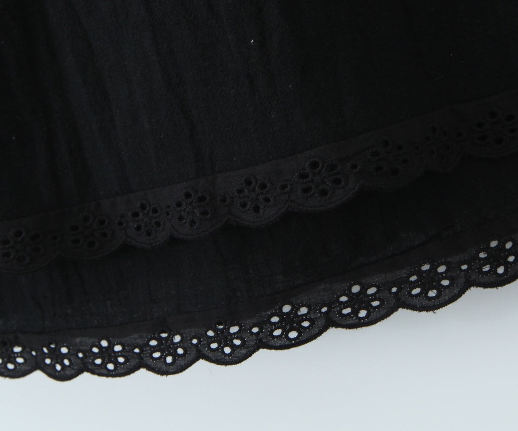 Women's Square Neck Bubble Midi Sleeve Spring Summer Dress