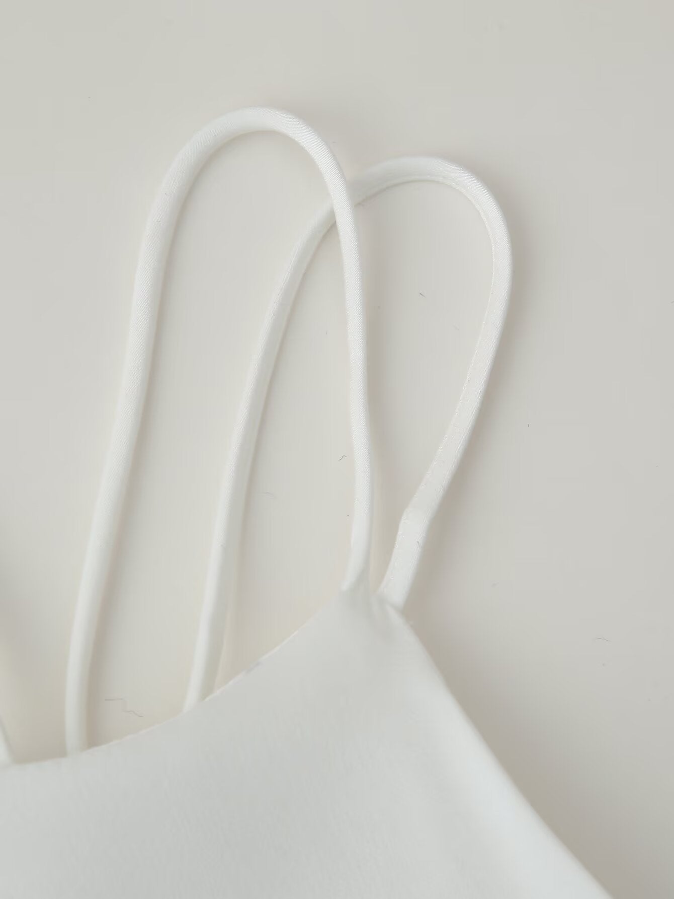 Satin Back-Detail Spaghetti-Strap Dress