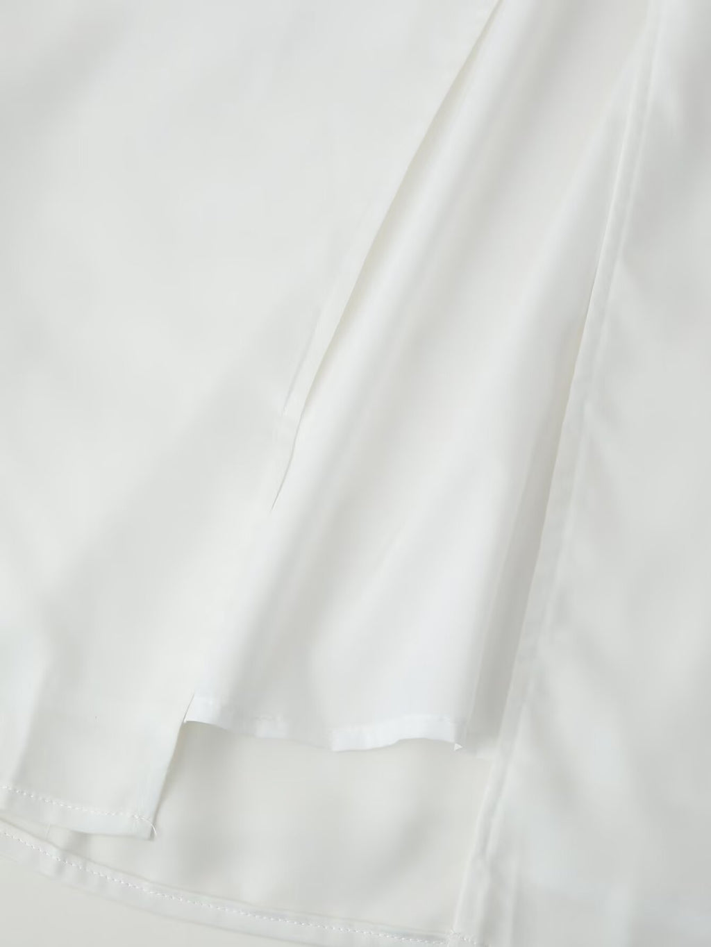 Satin Back-Detail Spaghetti-Strap Dress