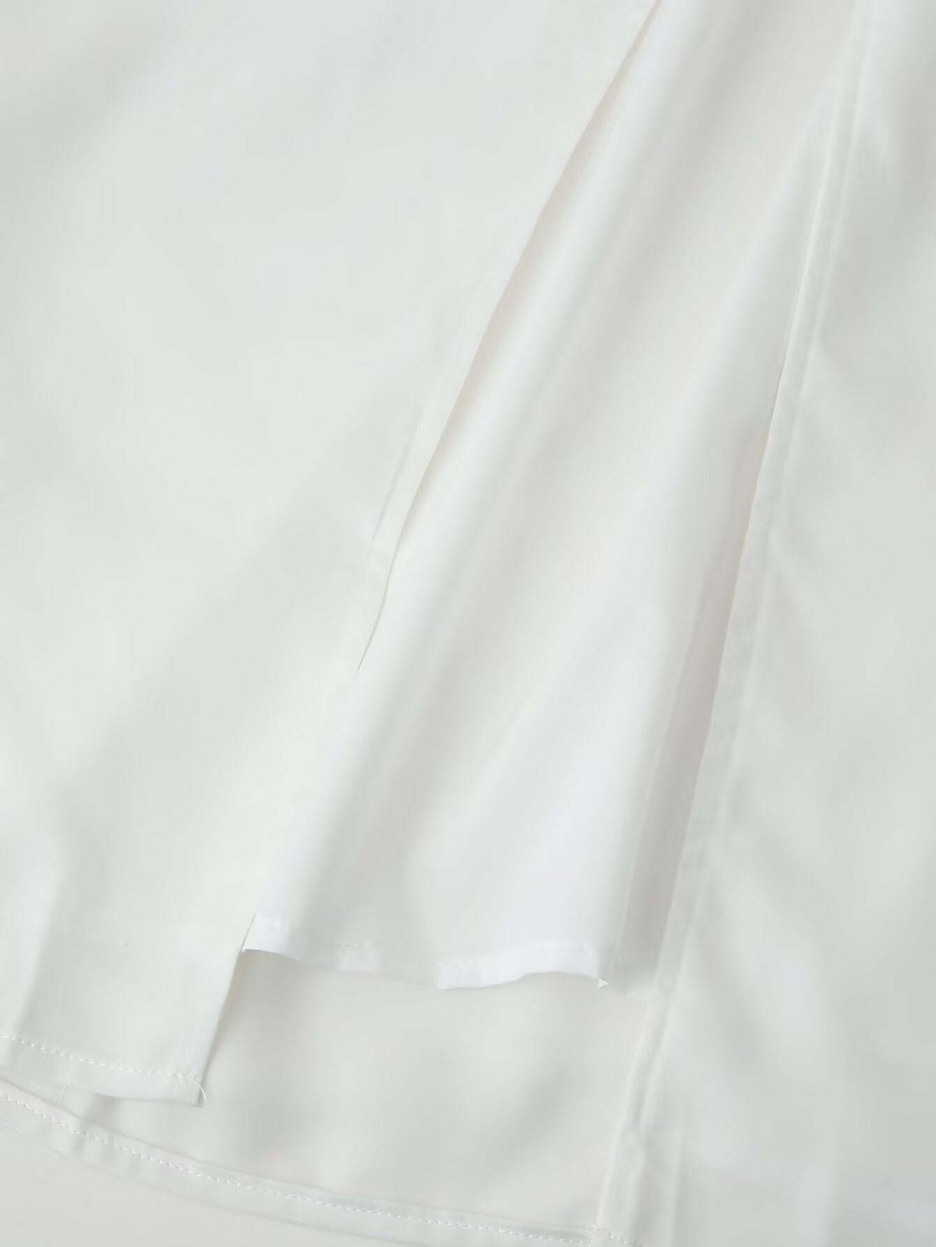 Satin Back-Detail Spaghetti-Strap Dress