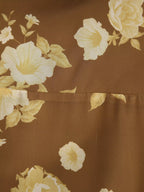 Women's Floral Ruffled Asymmetric Cami Maxi Dress