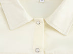 Women's Button-Front Collared Mini Dress