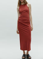 Women's Halter Backless Sleeveless Dress
